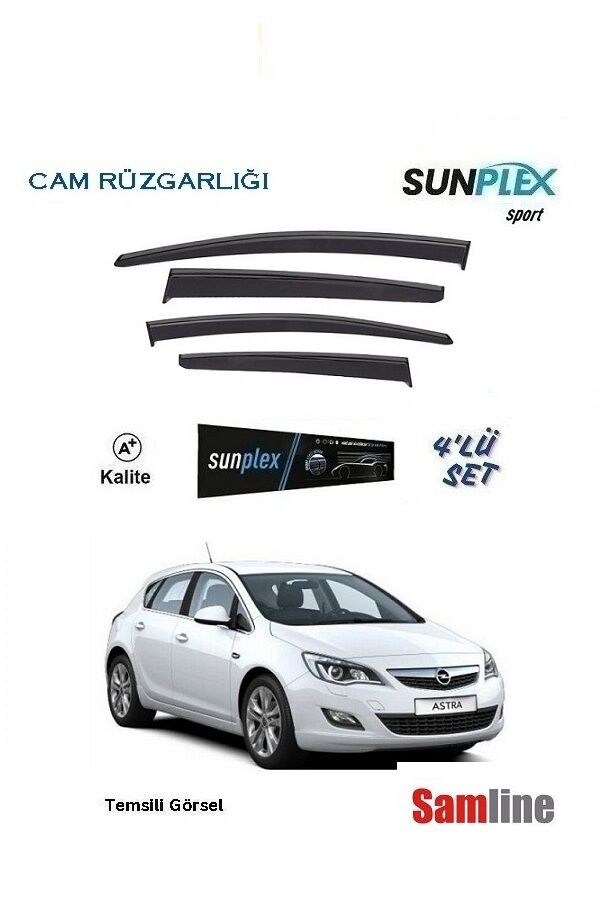 Cam Rüzgarlığı 4'lü Set Opel Astra J Hatchback (2010-2015)