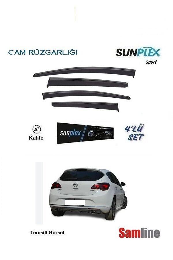Cam Rüzgarlığı 4'lü Set Opel Astra J Hatchback (2010-2015)