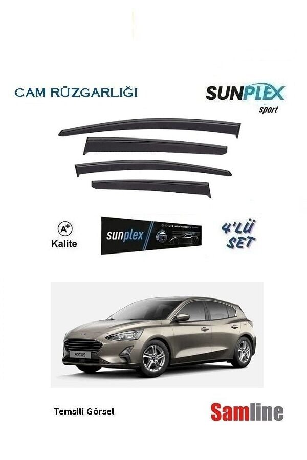 Cam Rüzgarlığı 4'lü Set Ford Focus 5 HB (2019-2021) SUNPLEX