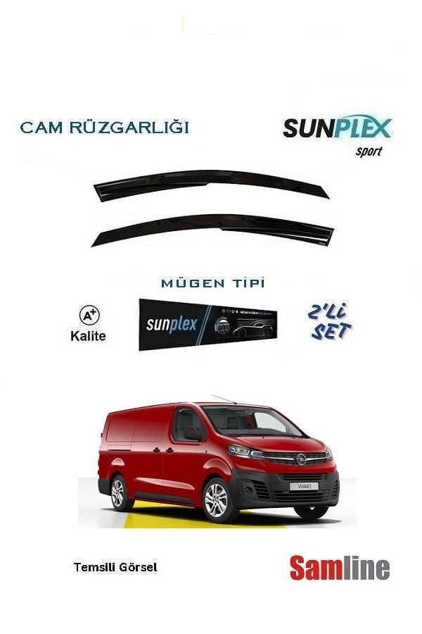 Cam Rüzgarlığı 2'lİ Set Opel Vivaro Combi (2020-2024)