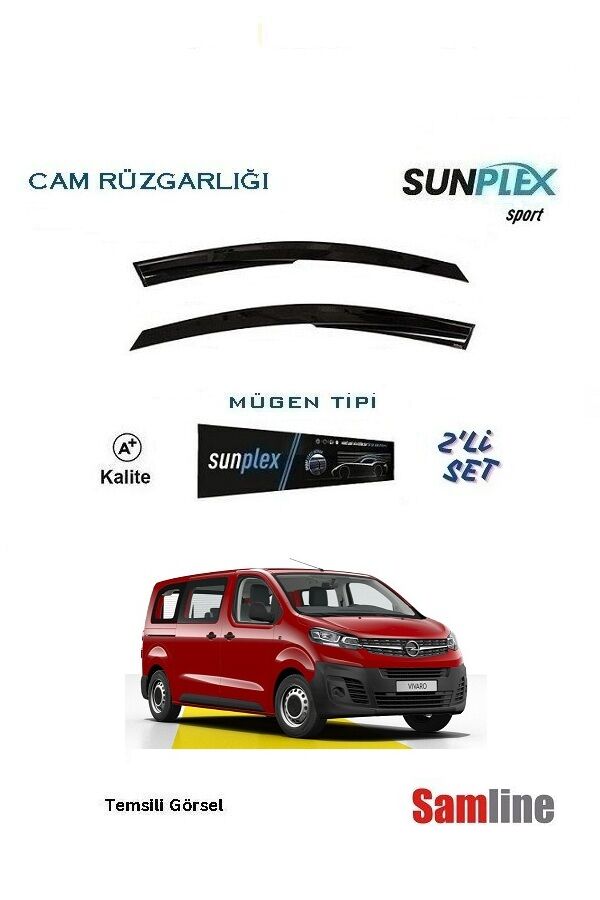 Cam Rüzgarlığı 2'lİ Set Opel Vivaro Combi (2020-2024)
