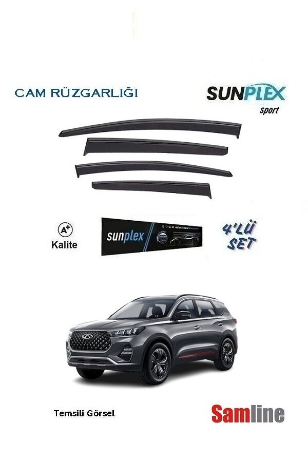 Cam Rüzgarlığı 4'lü Set Chery Tiggo 7 Pro (2023-2024)