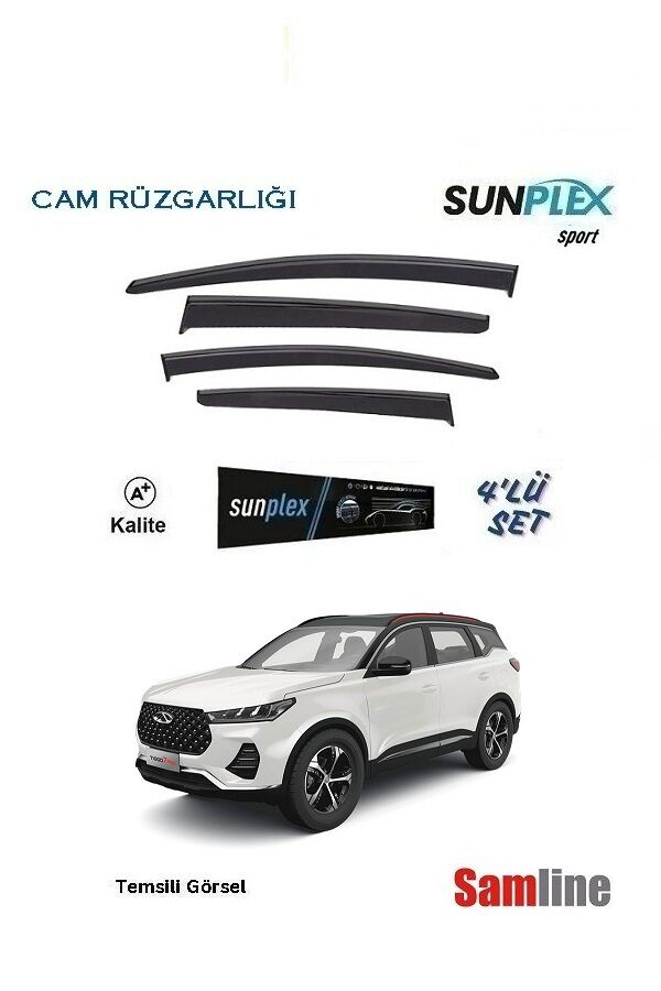 Cam Rüzgarlığı 4'lü Set Chery Tiggo 7 Pro (2023-2024)