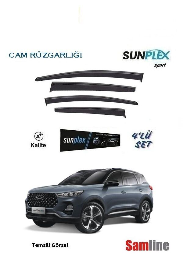 Cam Rüzgarlığı 4'lü Set Chery Tiggo 7 Pro (2023-2024)
