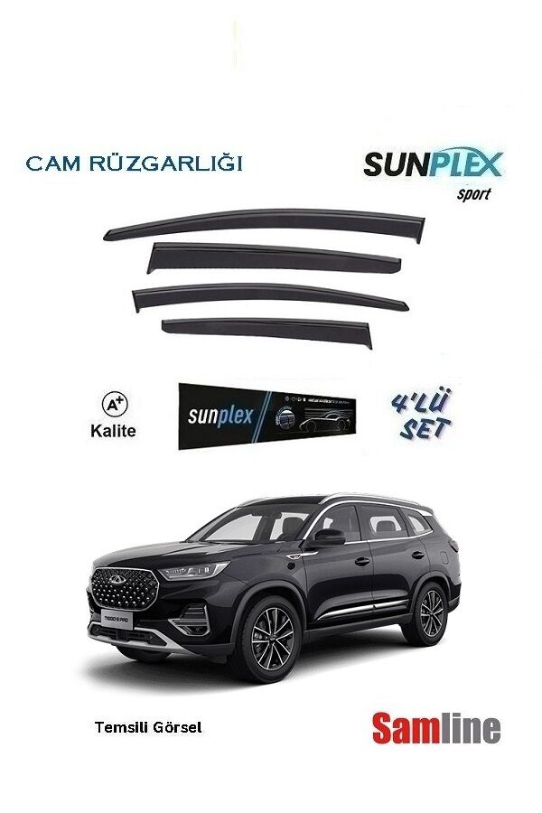 Cam Rüzgarlığı 4'lü Set Chery Tiggo 8 Pro (2023-2024)