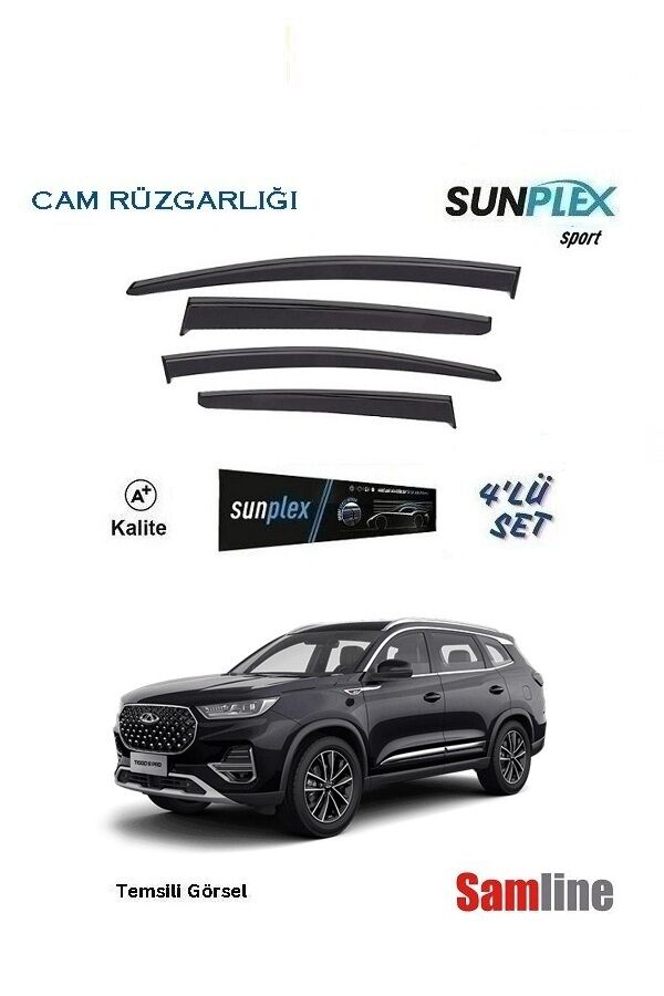 Cam Rüzgarlığı 4'lü Set Chery Tiggo 8 Pro (2023-2024)