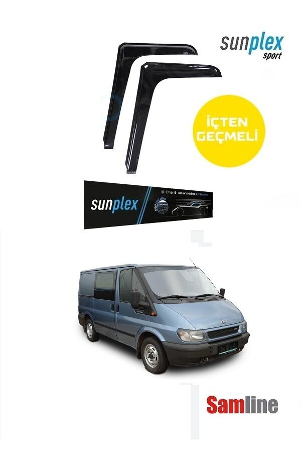 Cam Rüzgarlığı 2'li Set Ford Transit Minibüs (2002-2006) L Tipi Fitil içine Geçmeli