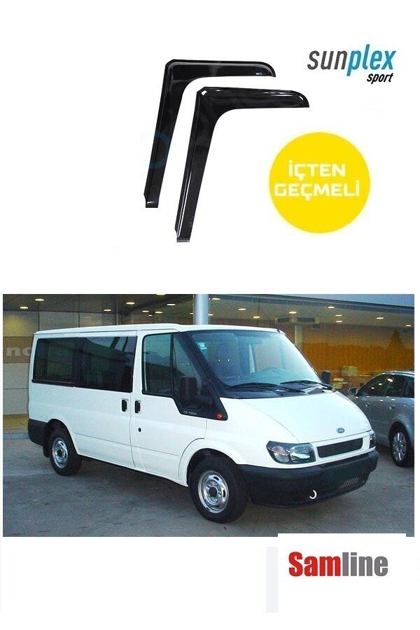Cam Rüzgarlığı 2'li Set Ford Transit Minibüs (2002-2006) L Tipi Fitil içine Geçmeli