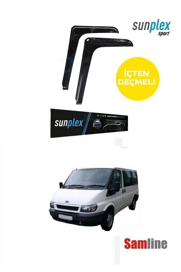 Cam Rüzgarlığı 2'li Set Ford Transit Minibüs (2002-2006) L Tipi Fitil içine Geçmeli