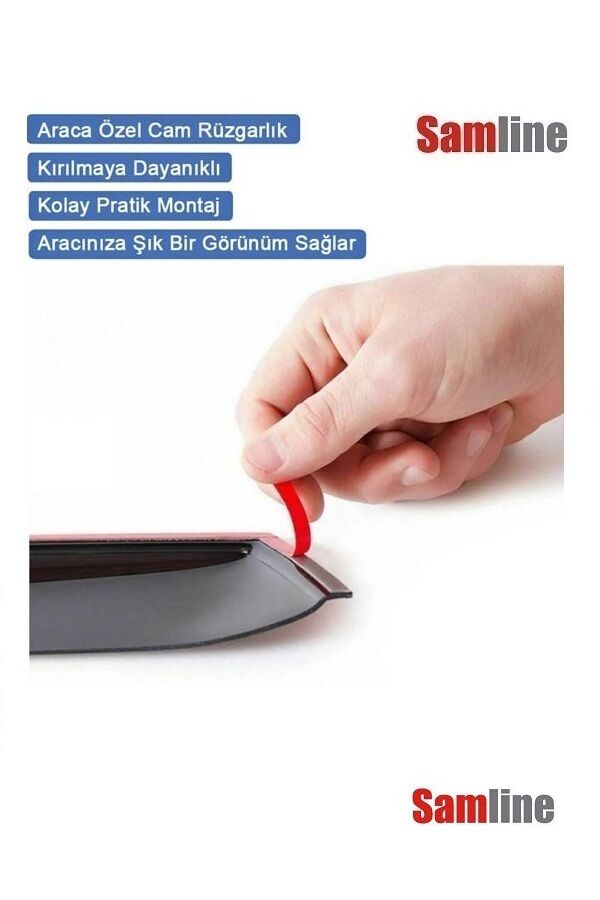Cam Rüzgarlığı 4'lü Set, Skoda Favorit (1989-1995) Tüm Modeller