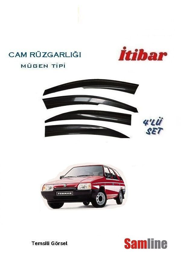 Cam Rüzgarlığı 4'lü Set, Skoda Forman (1992-1994) Tüm Modeller