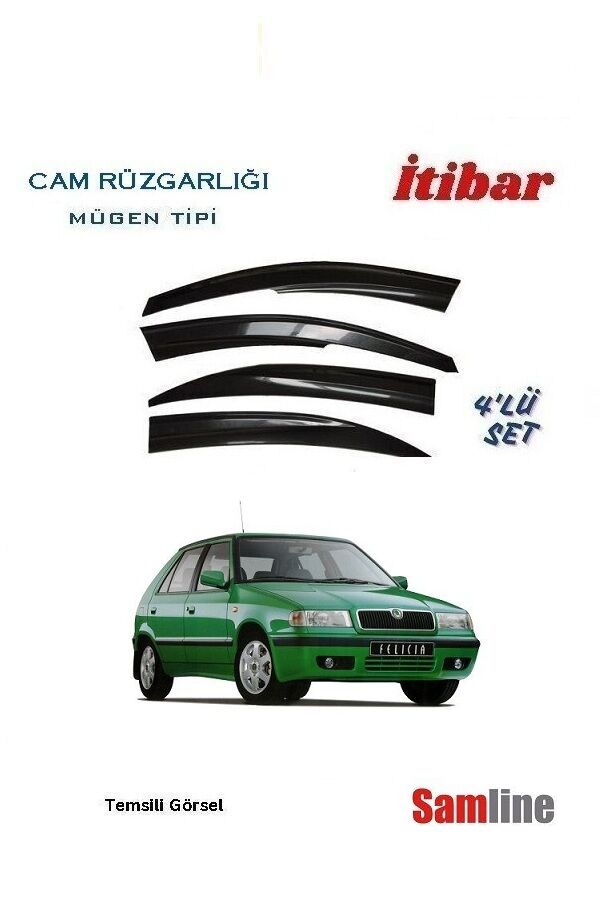 Cam Rüzgarlığı 4'lü Set, Skoda Felicia HB (1995-2002) Tüm Modeller