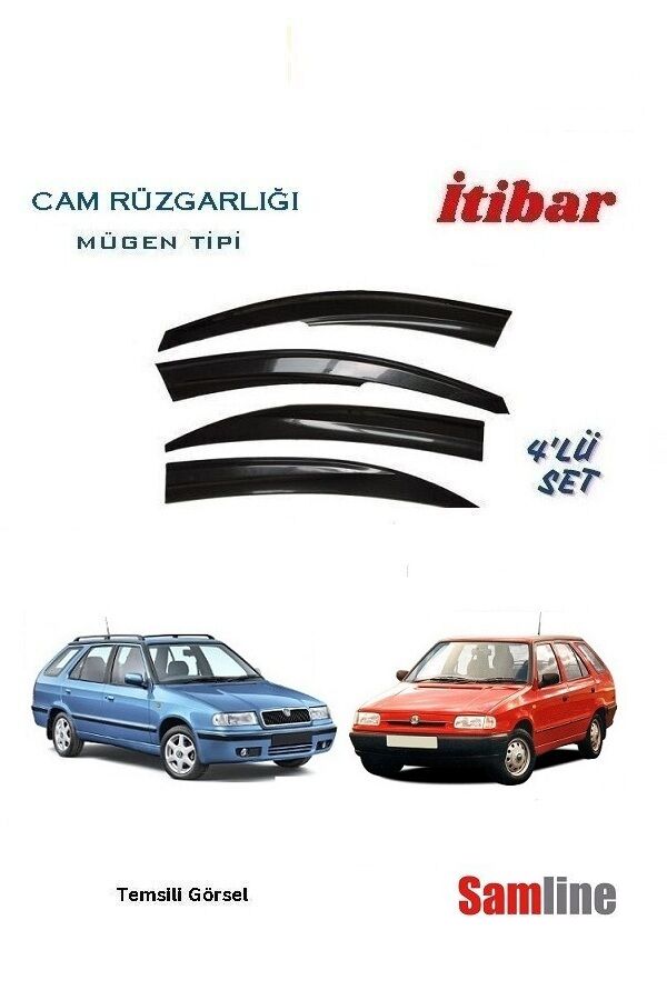 Cam Rüzgarlığı 4'lü Set, Skoda Felicia Combi (1996-2002) Station Wagon Tüm Modeller