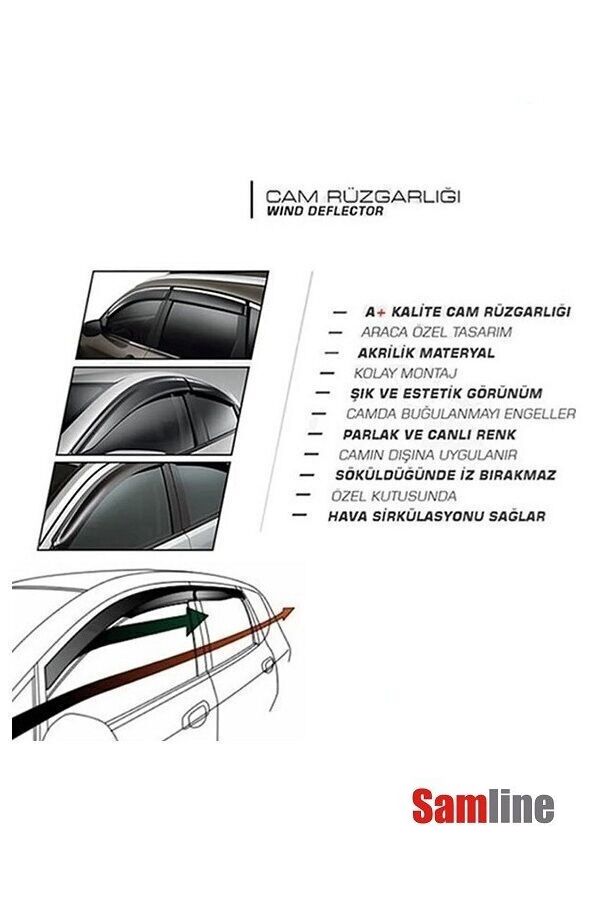 Cam Rüzgarlığı 2'li Set, Skoda Felicia Pıck-up-Kamyonet  (1996-2001)