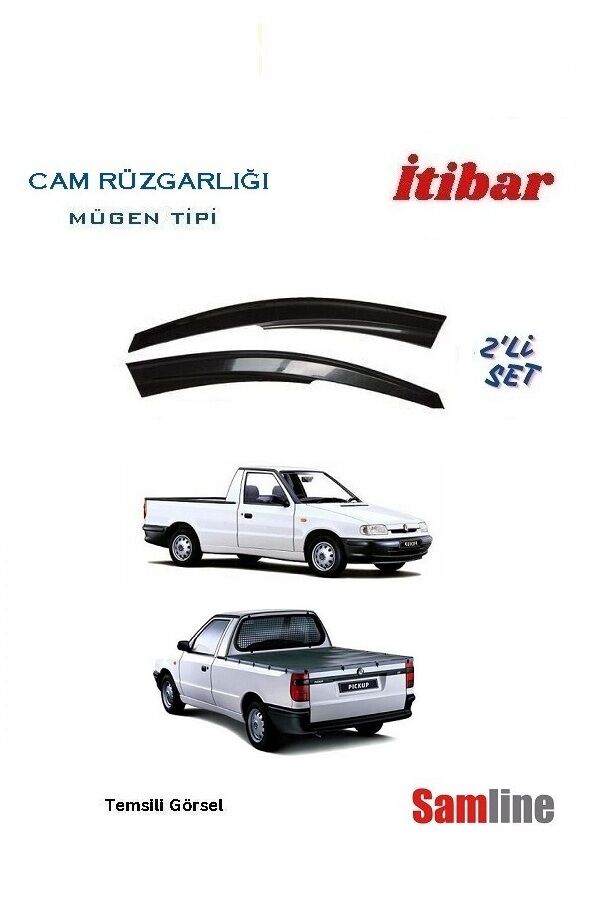 Cam Rüzgarlığı 2'li Set, Skoda Felicia Pıck-up-Kamyonet  (1996-2001)
