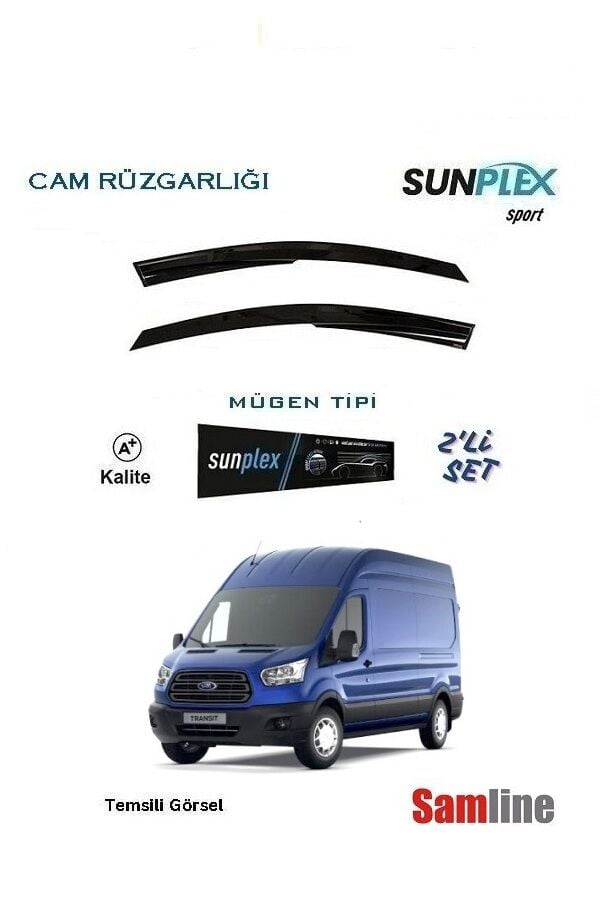 Cam Rüzgarlığı 2'li Set Ford Transit Panelvan (2014-2024)