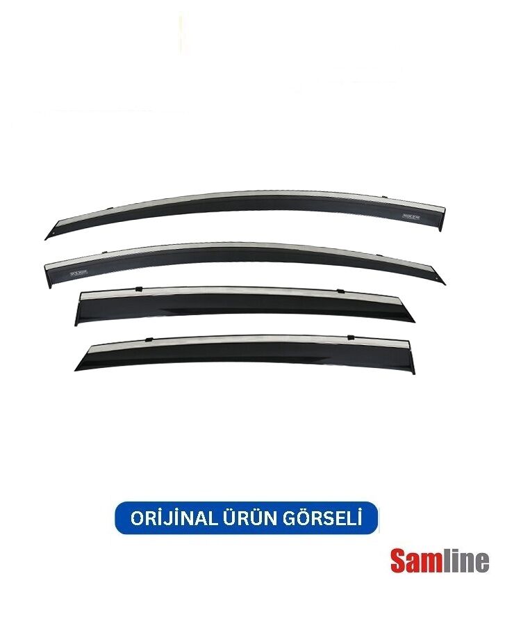 Cam Rüzgarlığı Kromlu 4'lü Set Ford Fiesta (2013-2017) NİKEN