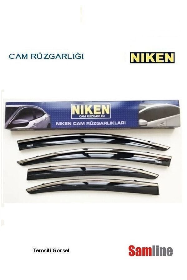 Cam Rüzgarlığı Kromlu 4'lü Set Ford Focus Sedan (2008-2011)