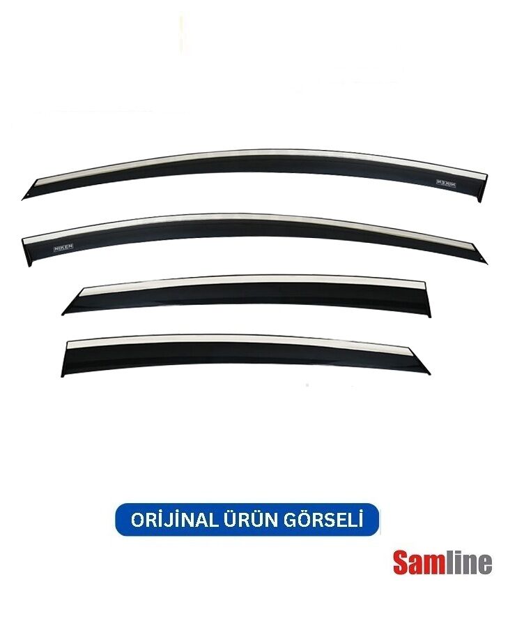 Cam Rüzgarlığı Kromlu 4'lü Set Ford Focus HB (2015-2018)