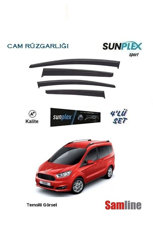 Cam Rüzgarlığı 4'lü Set Ford Tourneo Courier (2014-2023)