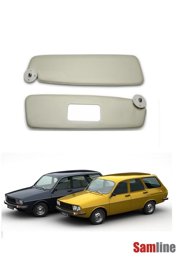 Güneşlik Sağ Sol Takım Renault 12 Sedan SW- R12 Toros Sedan SW
