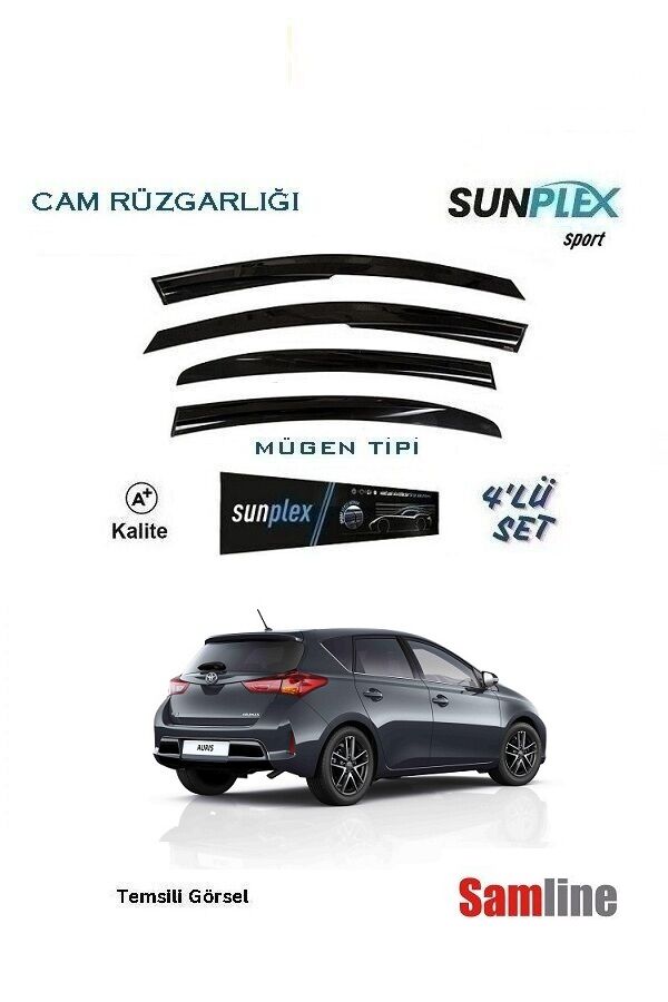 Cam Rüzgarlığı 4'lü Set Toyota Auris (2013-2015) SUNPLEX