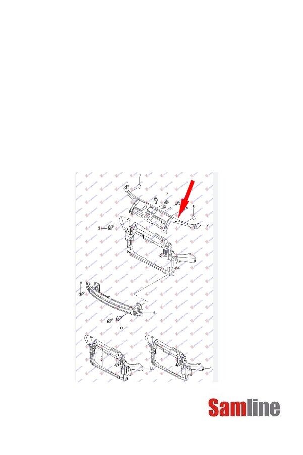 Panel Üst Sacı Skoda Fabıa (2001-2007) 6Y0805303D