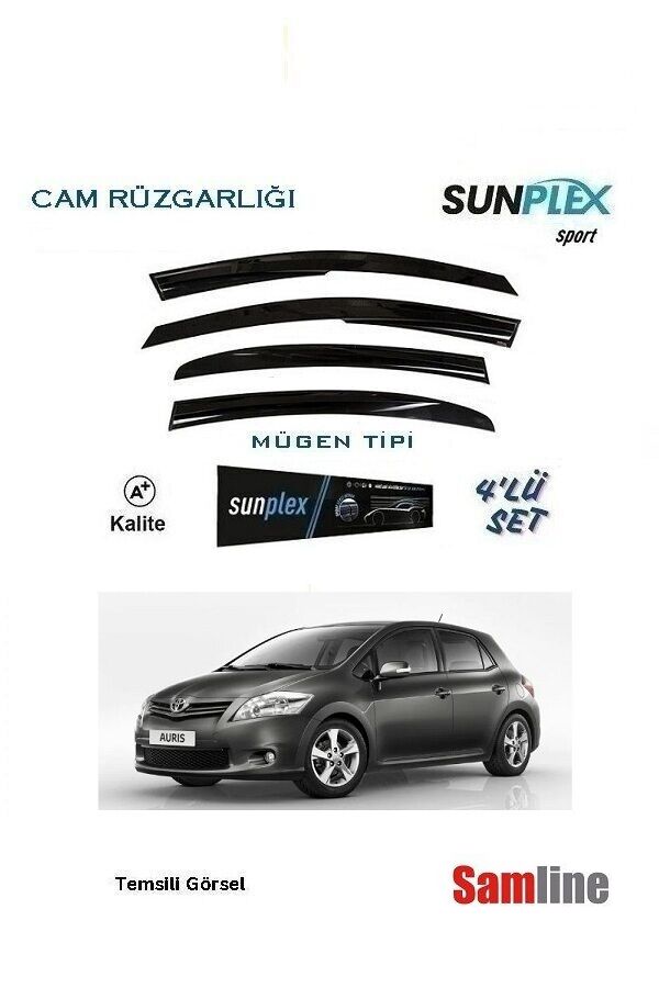 Cam Rüzgarlığı 4'lü Set Toyota Auris (2010-2012) SUNPLEX