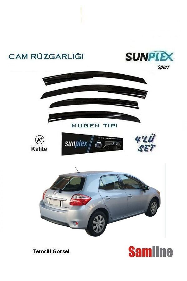 Cam Rüzgarlığı 4'lü Set Toyota Auris (2010-2012) SUNPLEX