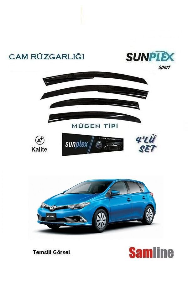 Cam Rüzgarlığı 4'lü Set Toyota Auris (2015-2018) SUNPLEX