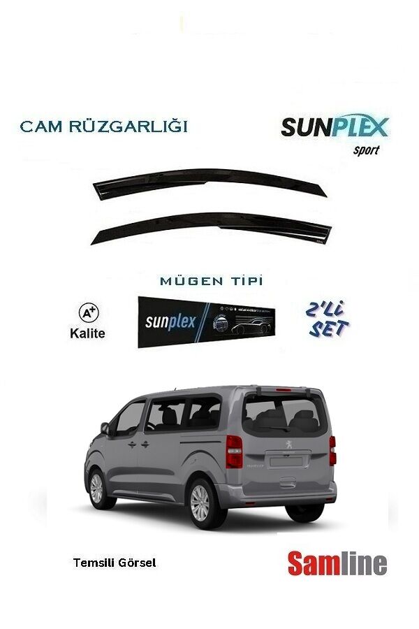 Cam Rüzgarlığı 2'li Set Peugeot Expert Combi Traveller (2017-2023)