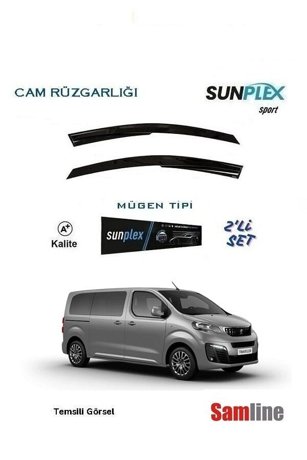 Cam Rüzgarlığı 2'li Set Peugeot Expert Combi Traveller (2017-2023)
