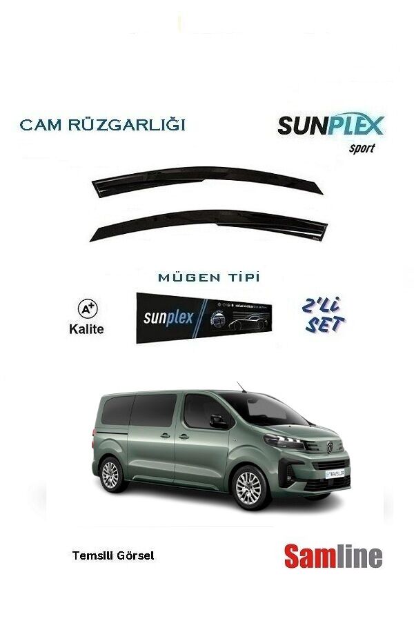 Cam Rüzgarlığı 2'li Set Yeni Peugeot Expert Combi Traveller (2024-2025)