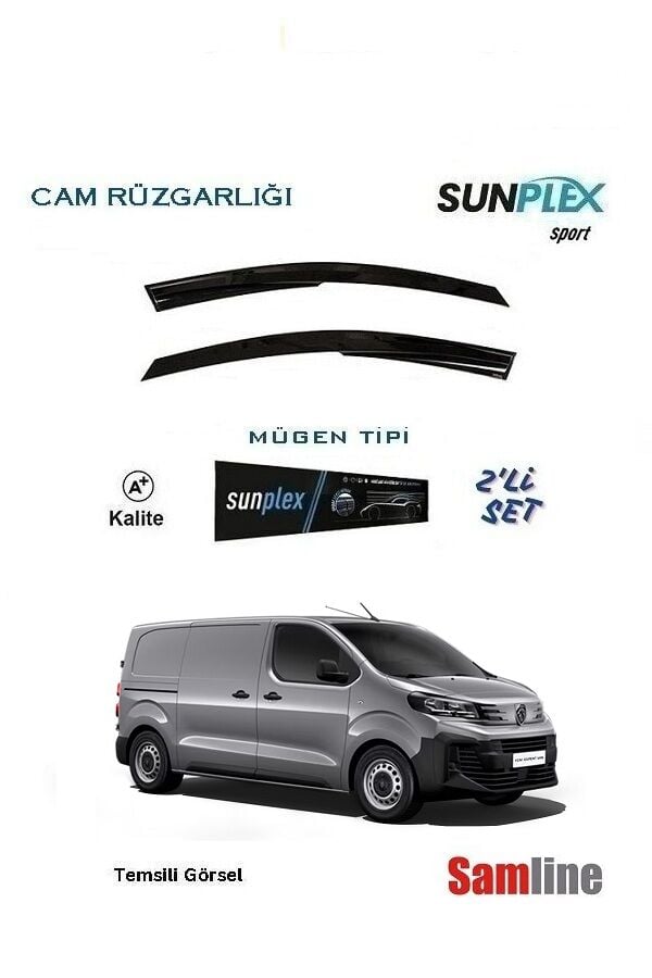 Cam Rüzgarlığı 2'li Set Peugeot Expert Panelvan (2024-2025) Yeni Kasa