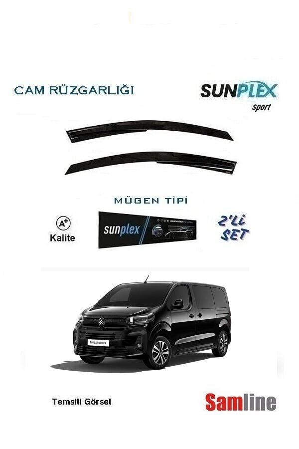 Cam Rüzgarlığı 2'li Set Citroen Jumpy Combi-Spacetourer (2024-2025)