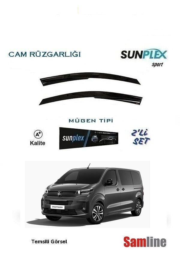 Cam Rüzgarlığı 2'li Set Citroen Jumpy Combi-Spacetourer (2024-2025)