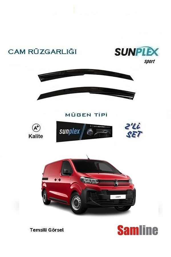 Cam Rüzgarlığı 2'li Set Citroen Jumpy Panelvan-City Van (2024-2025)