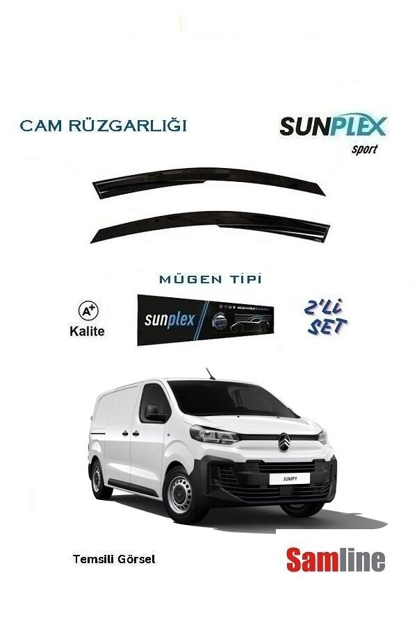 Cam Rüzgarlığı 2'li Set Citroen Jumpy Panelvan-City Van (2024-2025)