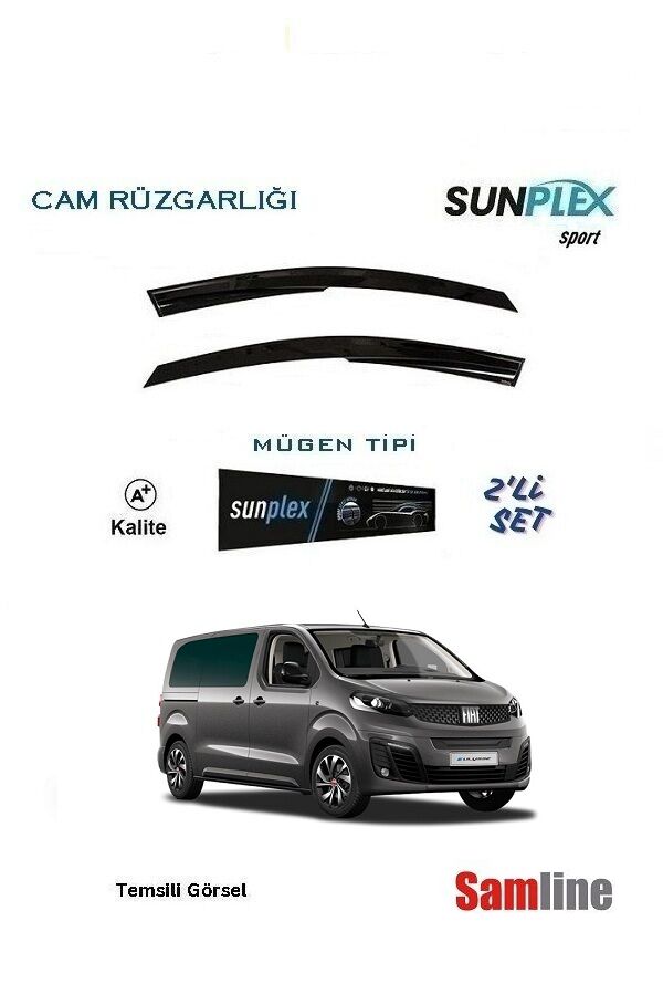 Cam Rüzgarlığı 2'li Set Fiat Ulysee (2022-2023)