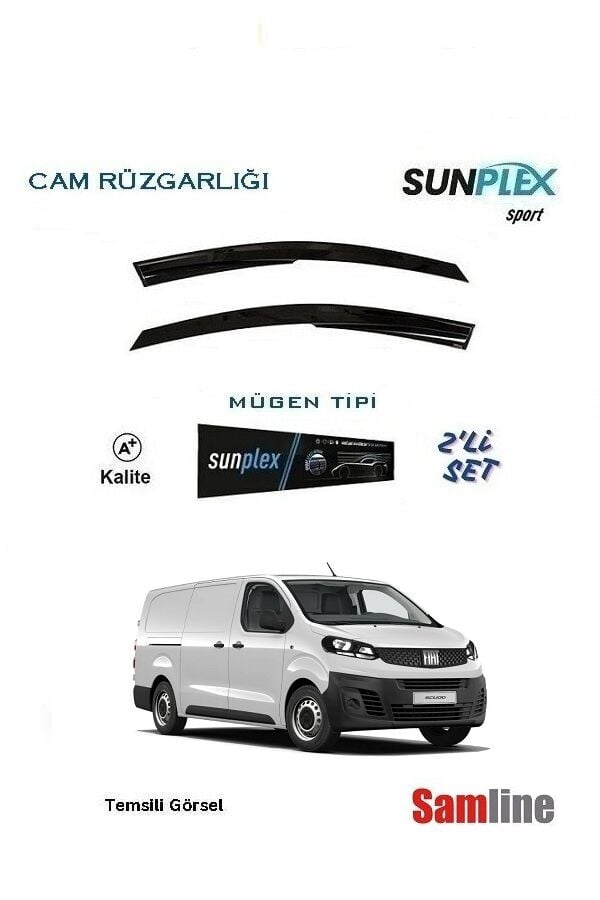 Cam Rüzgarlığı 2'li Set Fiat Scudo Panelvan (2022-2024)