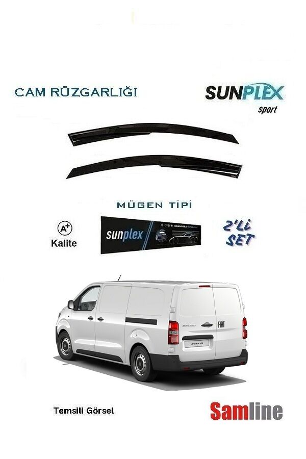 Cam Rüzgarlığı 2'li Set Fiat Scudo Panelvan (2022-2024)