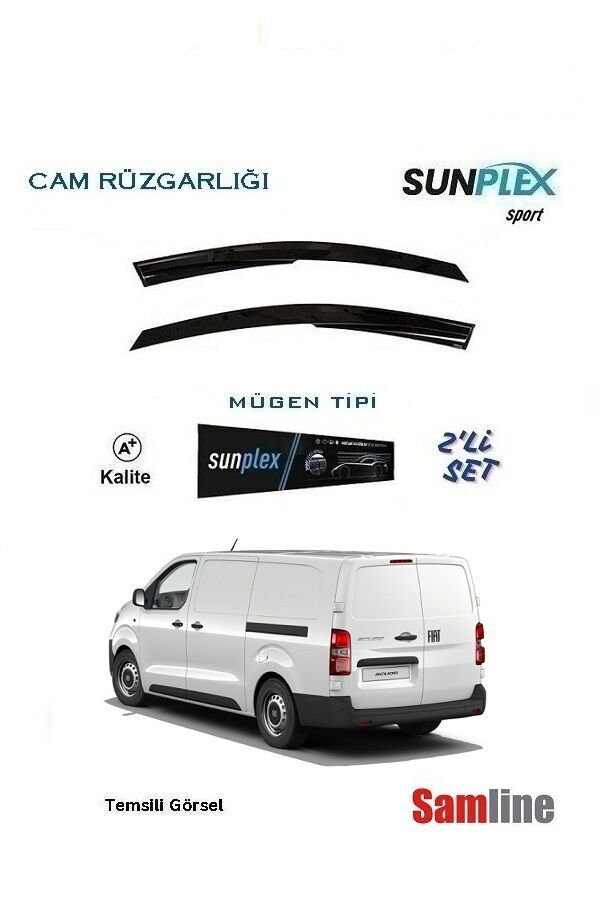 Cam Rüzgarlığı 2'li Set Fiat Scudo Panelvan (2024-2025)