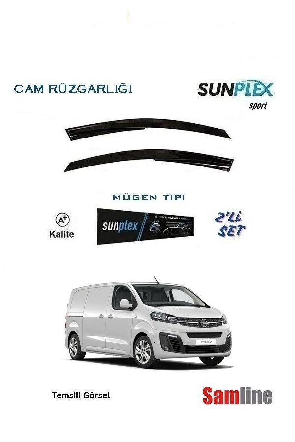 Cam Rüzgarlığı 2'lİ Set Opel Vivaro Panelvan-City Van (2020-2024)