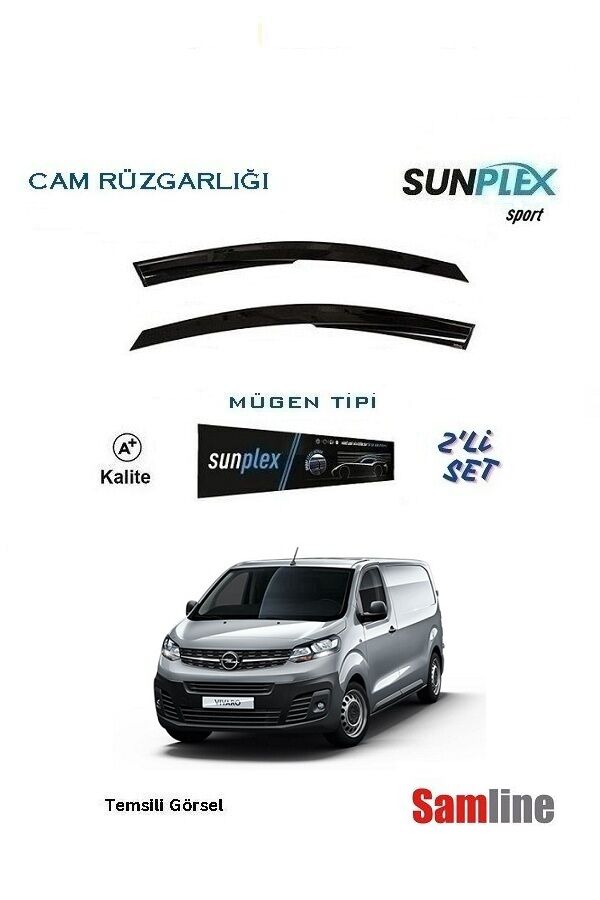 Cam Rüzgarlığı 2'lİ Set Opel Vivaro Panelvan-City Van (2020-2024)