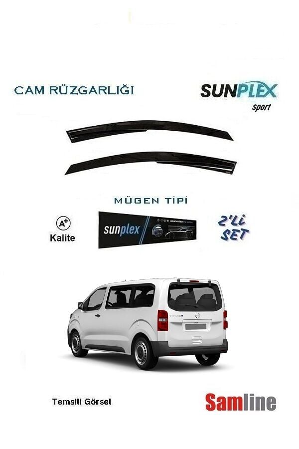 Cam Rüzgarlığı 2'lİ Set Opel Vivaro Combi (2024-2025)