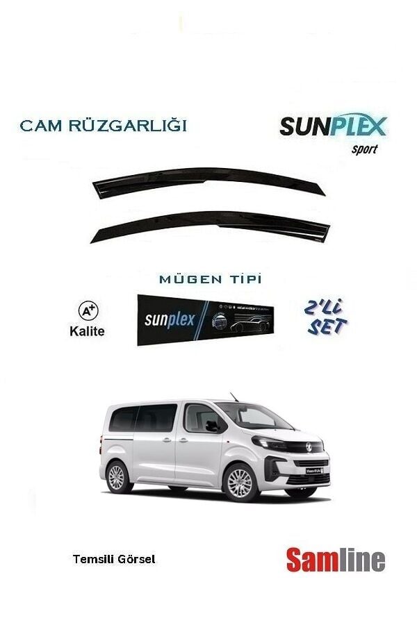 Cam Rüzgarlığı 2'lİ Set Opel Vivaro Combi (2024-2025)