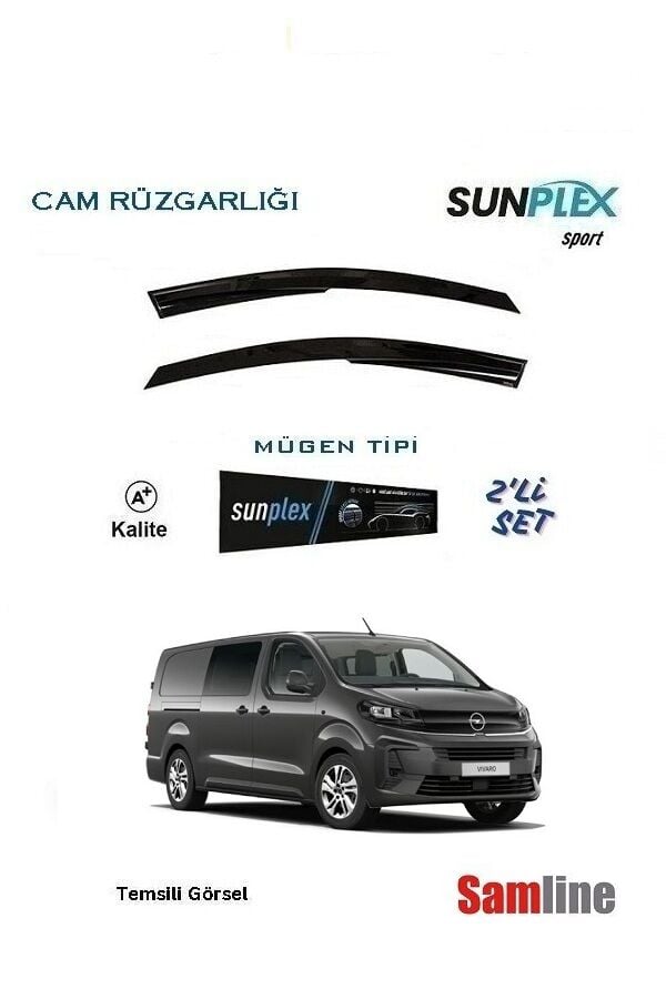 Cam Rüzgarlığı 2'lİ Set Opel Vivaro Panelvan-City Van (2024-2025)