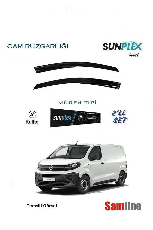 Cam Rüzgarlığı 2'lİ Set Opel Vivaro Panelvan-City Van (2024-2025)