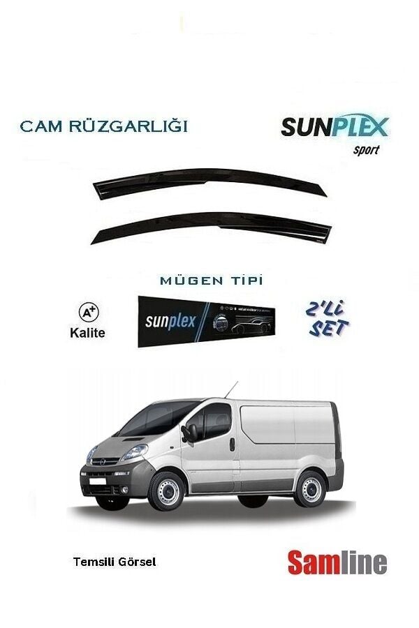 Cam Rüzgarlığı 2'lİ Set Opel Vivaro  (2004-2009) SUNPLEX