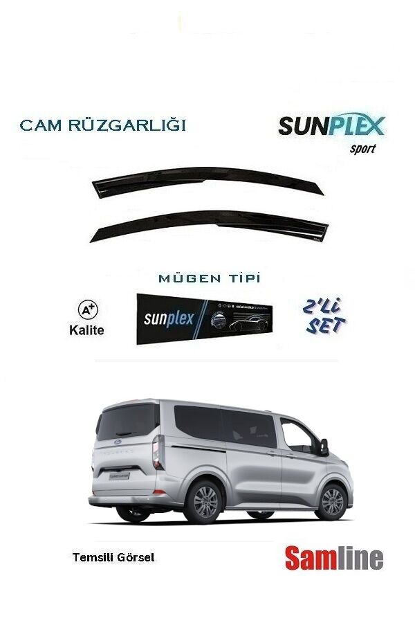 Cam Rüzgarlığı 2'li Set Ford Tourneo Custom Yeni Kasa (2024-2025)